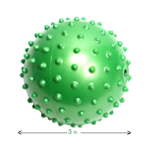 Inflated Knobby Balls Pack of 12 Spiky Sensory Balls - No Pump - Picture 2 of 4